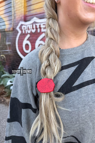 Red Rock Ponytail Holder